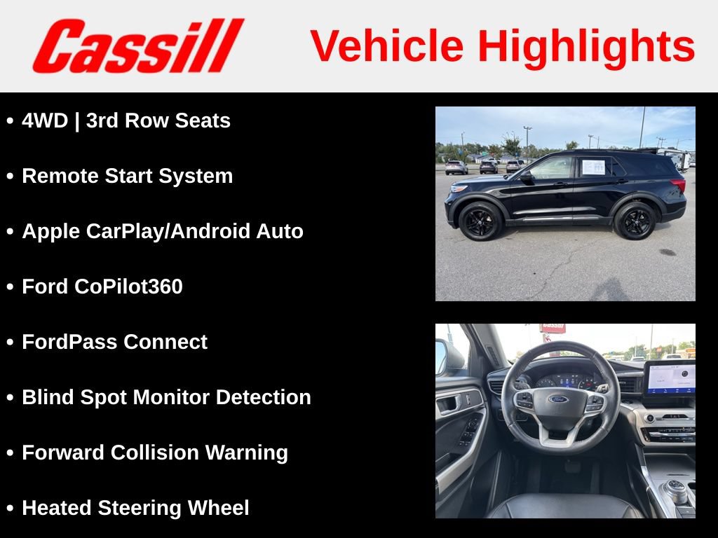 Used 2024 Ford Explorer XLT w/ Equipment Group 202A AWD/4WD image 7