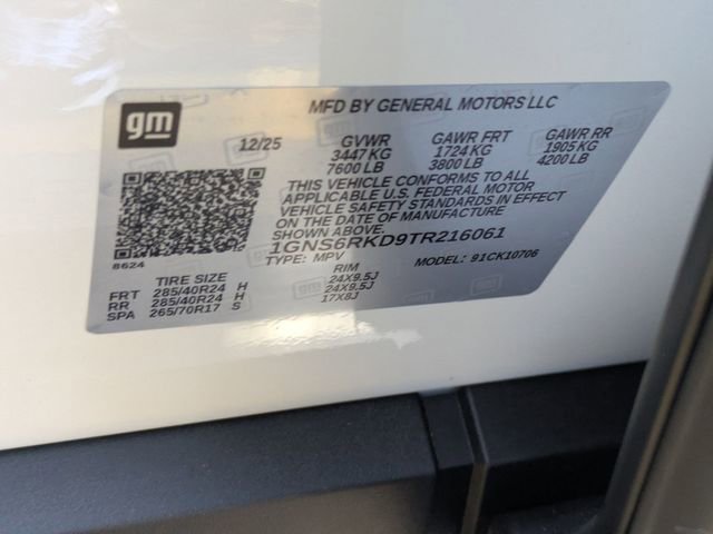 New 2026 Chevrolet Tahoe RST w/ RST Capability Package image 44