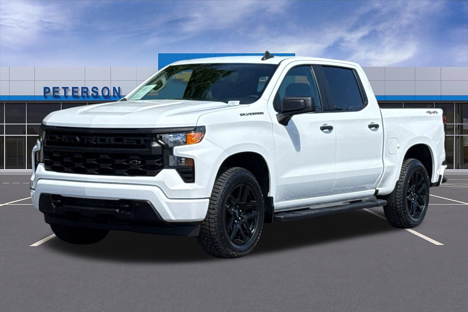Certified 2023 Chevrolet Silverado 1500 Custom w/ LPO, Dark Essentials Package AWD/4WD image 8