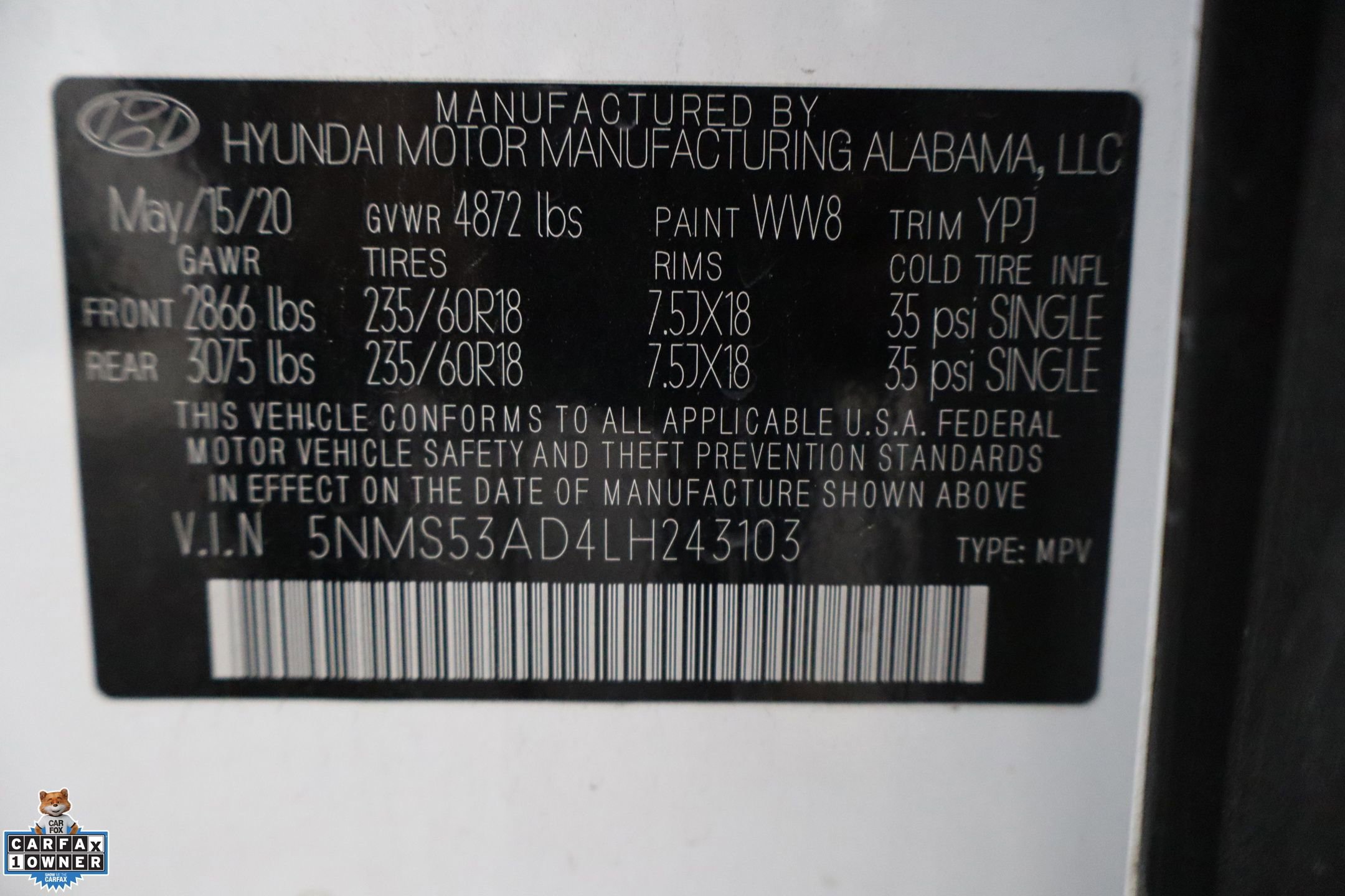 Used 2020 Hyundai Santa Fe Limited image 32