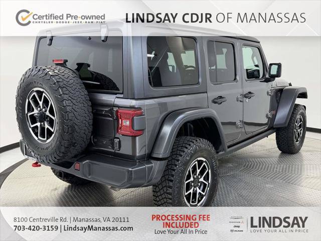 Certified 2025 Jeep Wrangler Unlimited Rubicon AWD/4WD image 9