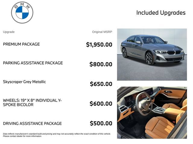 Used 2026 BMW 330i xDrive Sedan w/ Premium Package AWD/4WD image 4