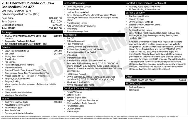 Used 2018 Chevrolet Colorado Z71 image 5