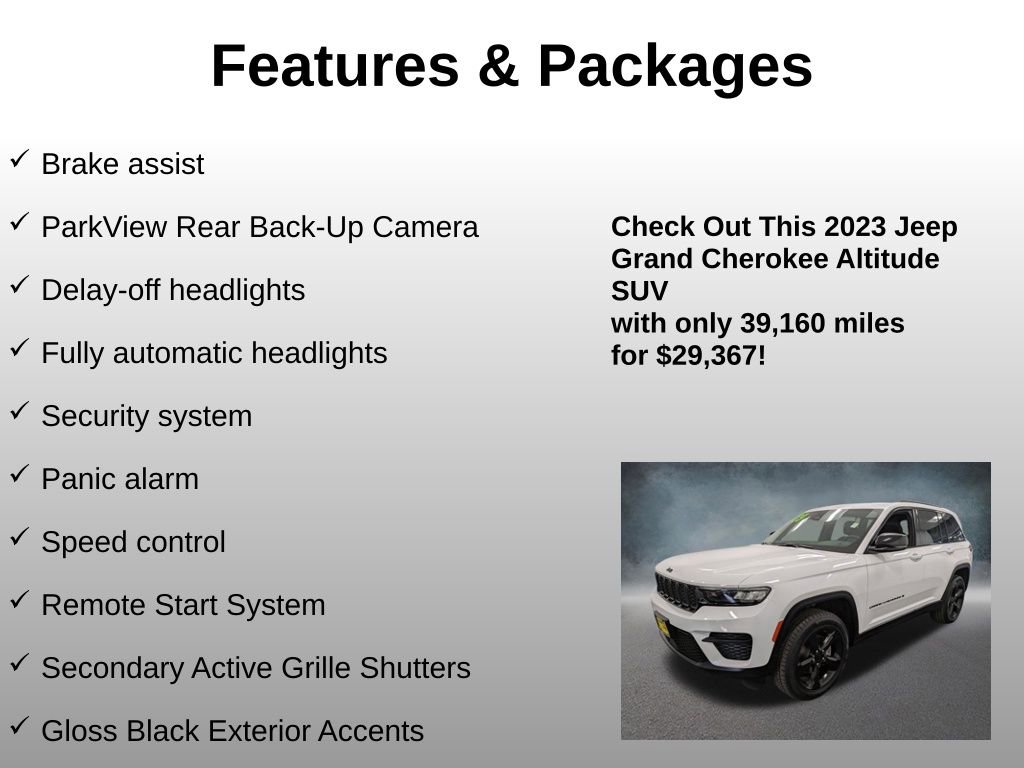 Used 2023 Jeep Grand Cherokee Altitude image 21