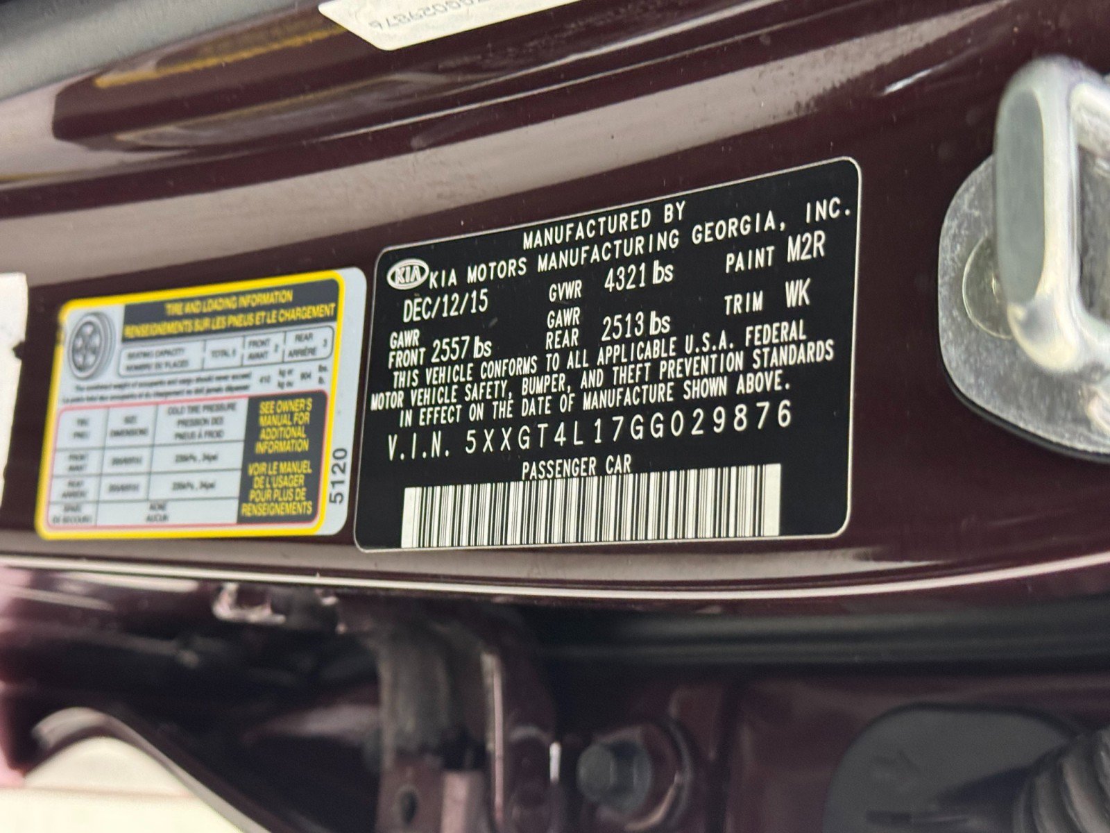 Used 2016 Kia Optima LX image 37