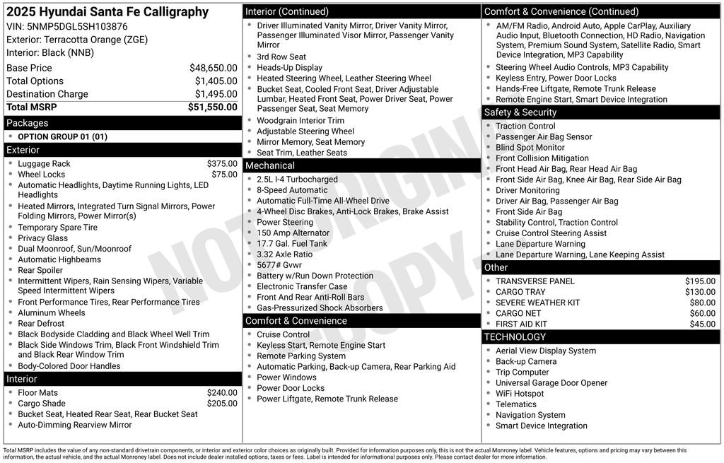 Used 2025 Hyundai Santa Fe Calligraphy image 10