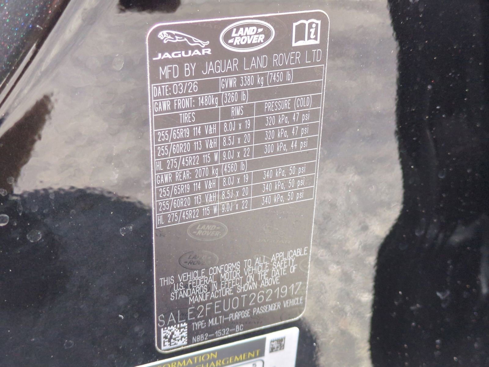 New 2026 Land Rover Defender 130 X-Dynamic SE AWD/4WD image 30