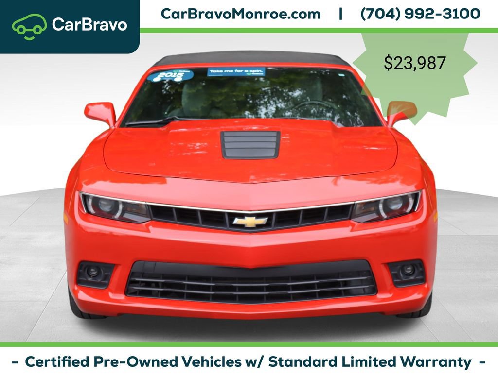 Certified 2015 Chevrolet Camaro SS w/ RS Package RWD image 10