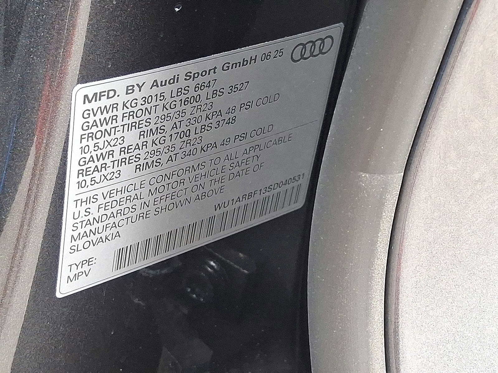 New 2025 Audi RS Q8 performance image 18