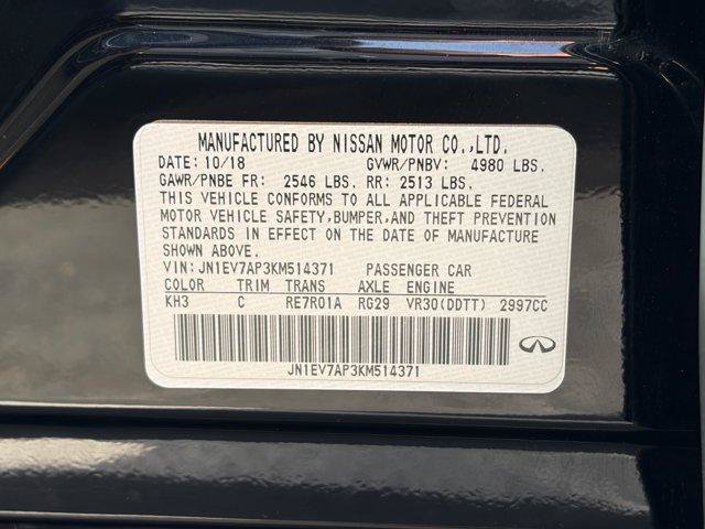 Used 2019 INFINITI Q50 Luxe w/ Essential Package (3.0T Luxe) RWD image 11