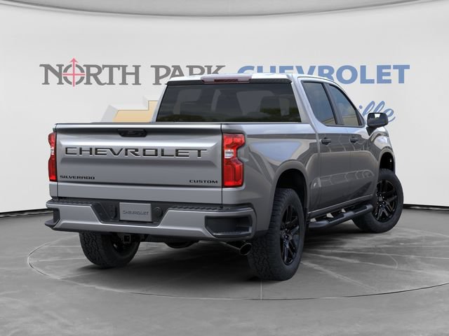 New 2026 Chevrolet Silverado 1500 Custom w/ Turbomax Blackout Package RWD image 4