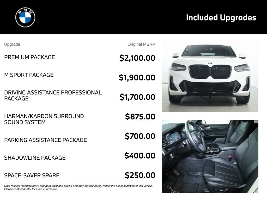 Used 2024 BMW X4 xDrive30i w/ Premium Package AWD/4WD image 4