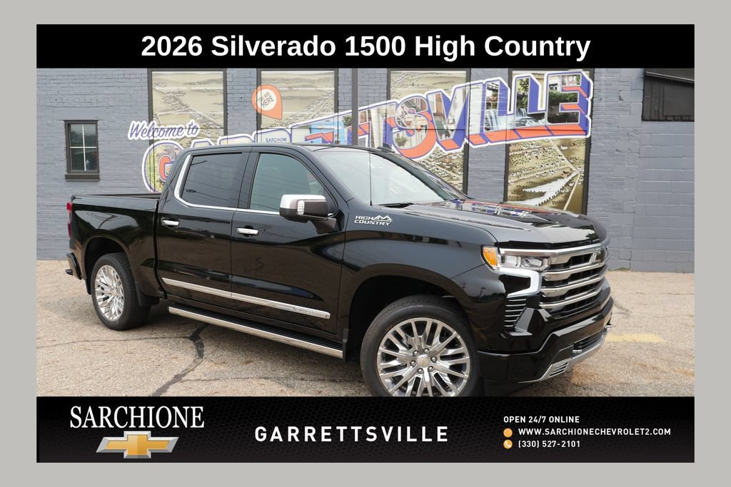 New 2026 Chevrolet Silverado 1500 High Country