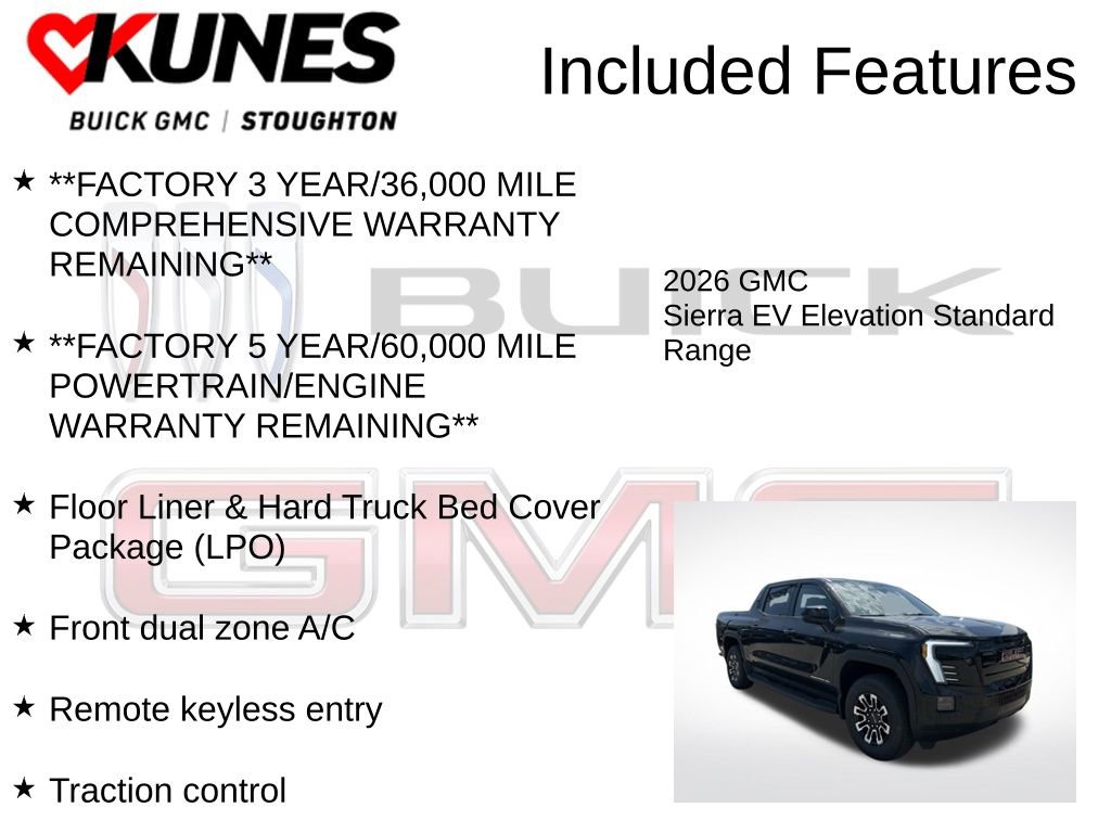 New 2026 GMC Sierra EV Elevation image 3
