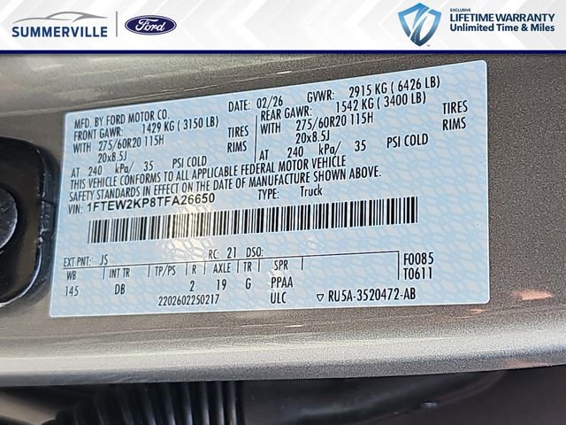 New 2026 Ford F150 STX w/ Equipment Group 200A RWD image 33