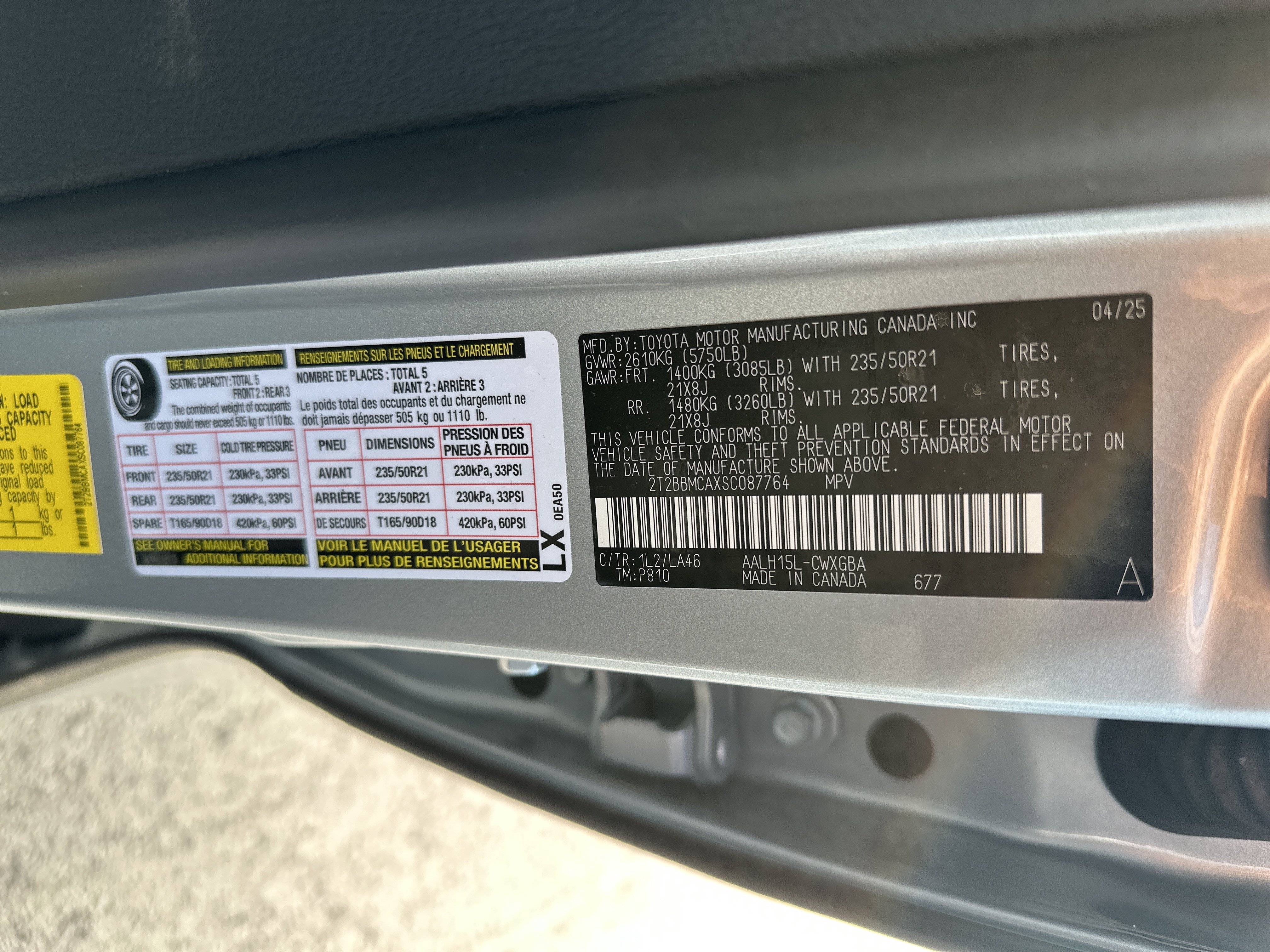Certified 2025 Lexus RX 350 w/ Convenience Package AWD/4WD image 35