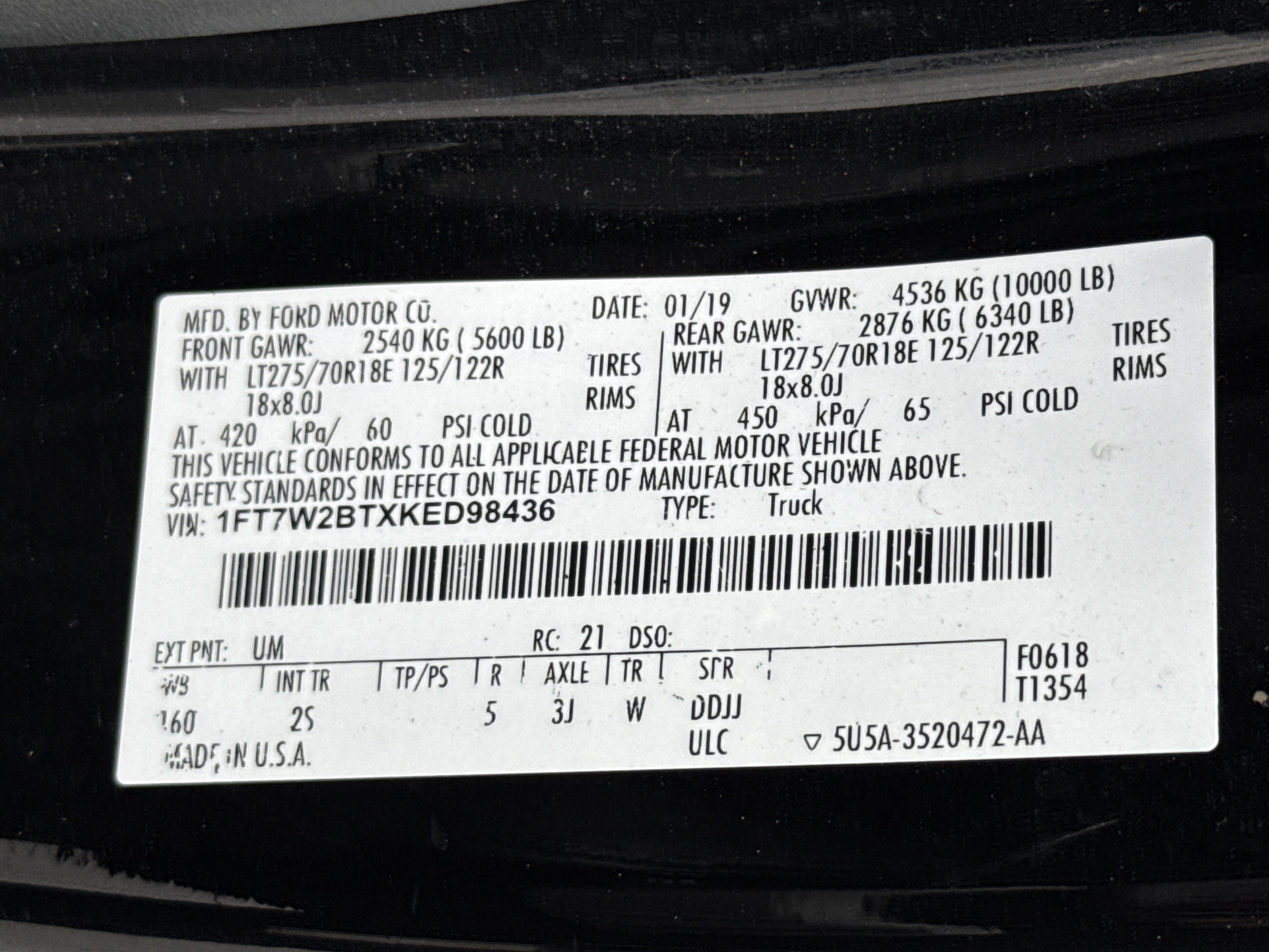 Used 2019 Ford F250 XLT w/ XLT Premium Package AWD/4WD image 35