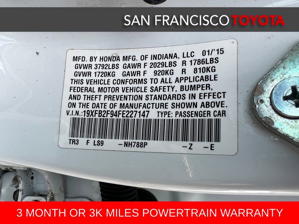 Used 2015 Honda Civic EX-L image 38