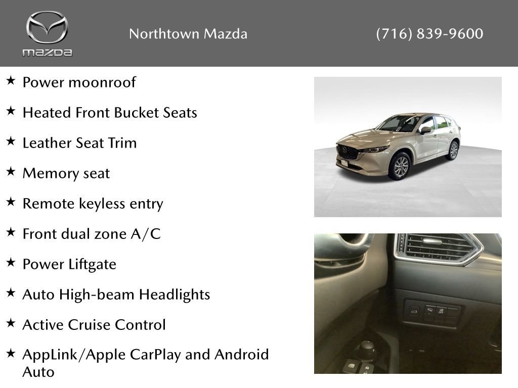 Certified 2025 MAZDA CX-5 AWD 2.5 S w/ Preferred Package image 10