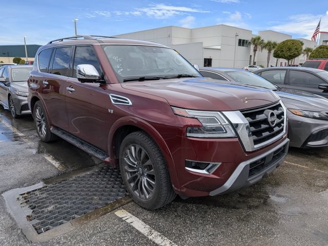 Used 2022 Nissan Armada Platinum w/ Captain's Chairs Package