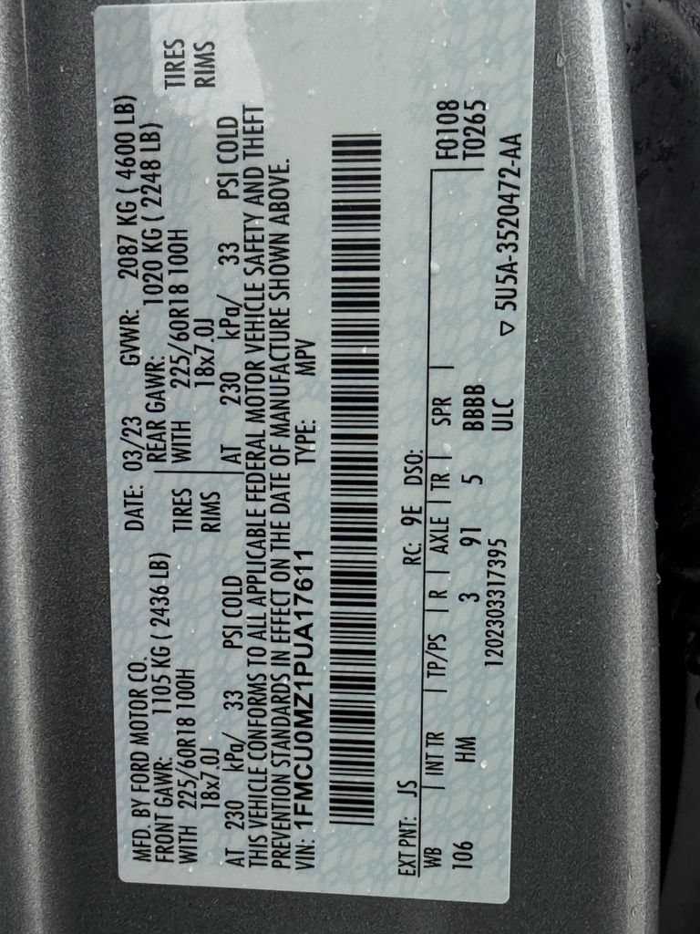 Used 2023 Ford Escape ST-Line w/ Equipment Group 301A FWD image 37