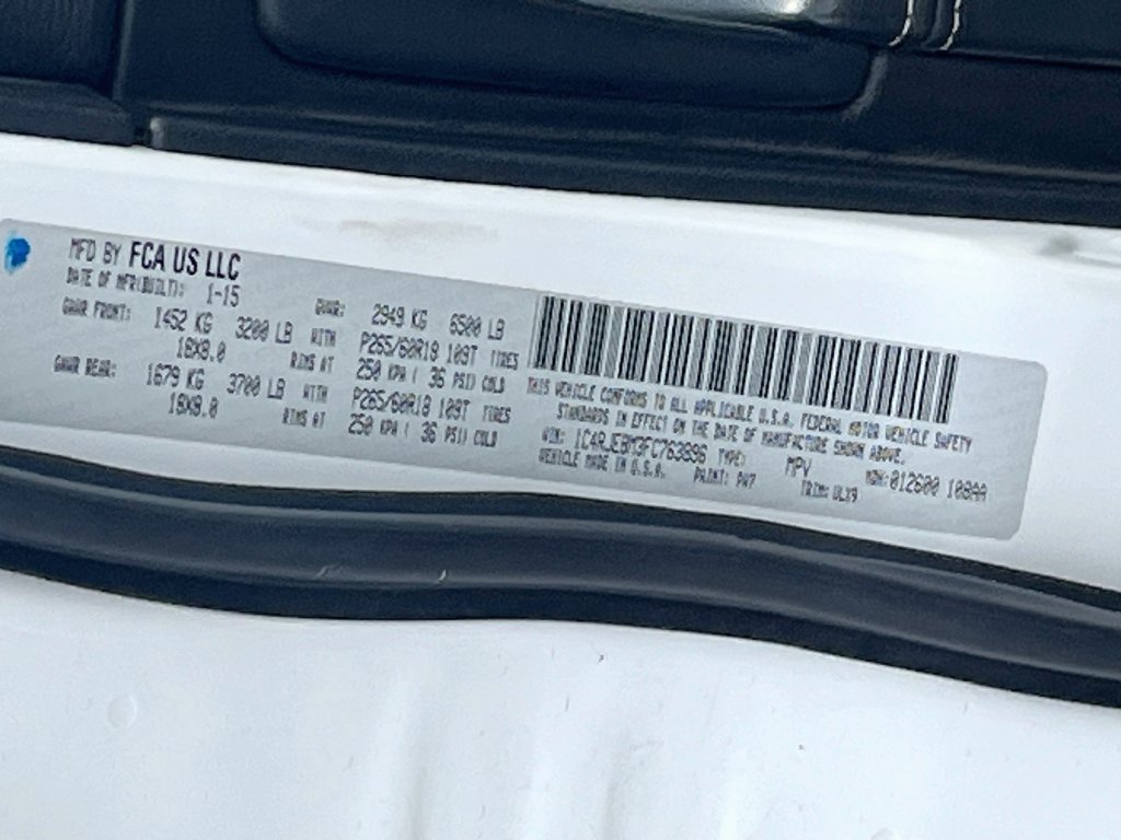 Used 2015 Jeep Grand Cherokee Limited w/ Trailer Tow Group IV RWD image 31
