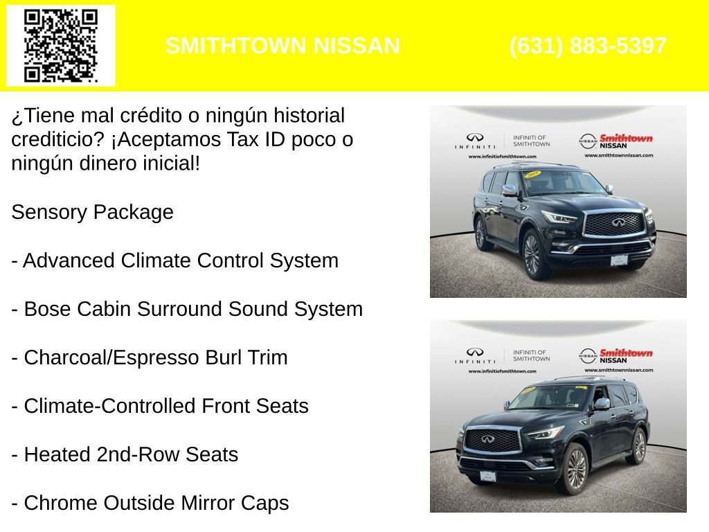 Used 2019 INFINITI QX80 Luxe w/ 22" Wheel Package image 4