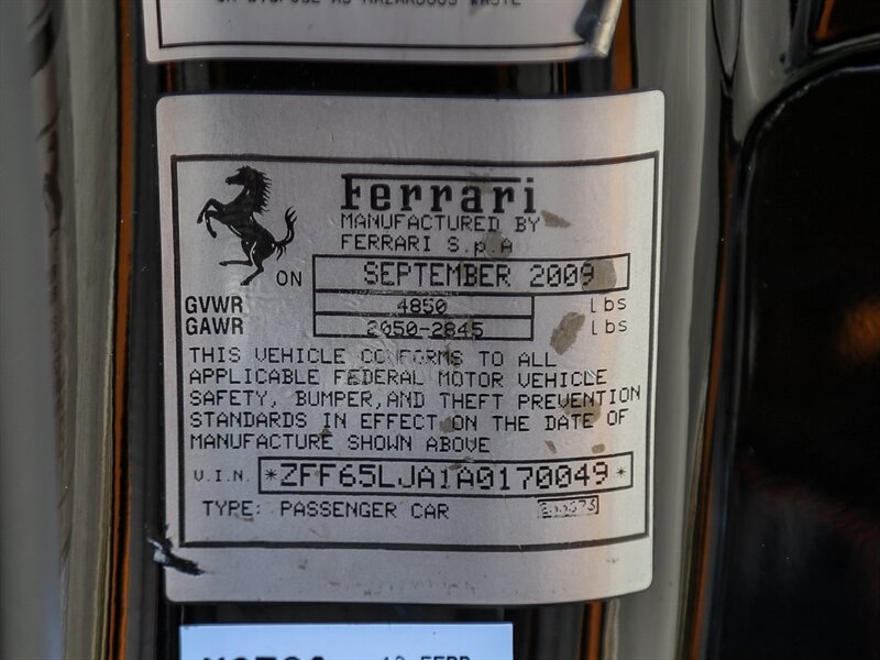 Used 2010 Ferrari California RWD image 45