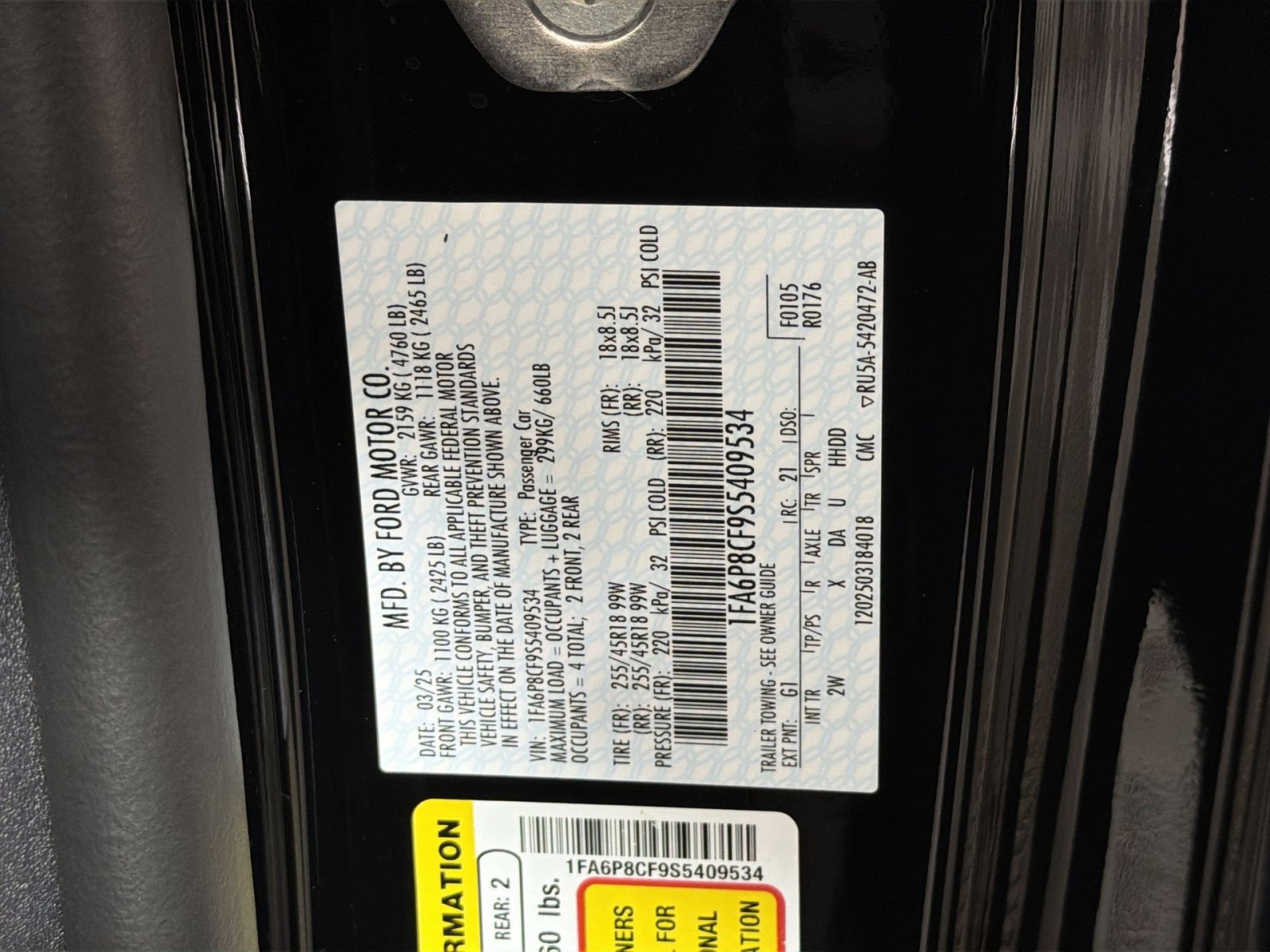 Used 2025 Ford Mustang GT RWD image 27