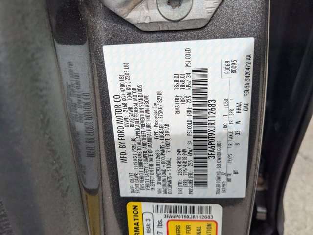 Used 2018 Ford Fusion SE w/ Fusion SE Technology Package image 14