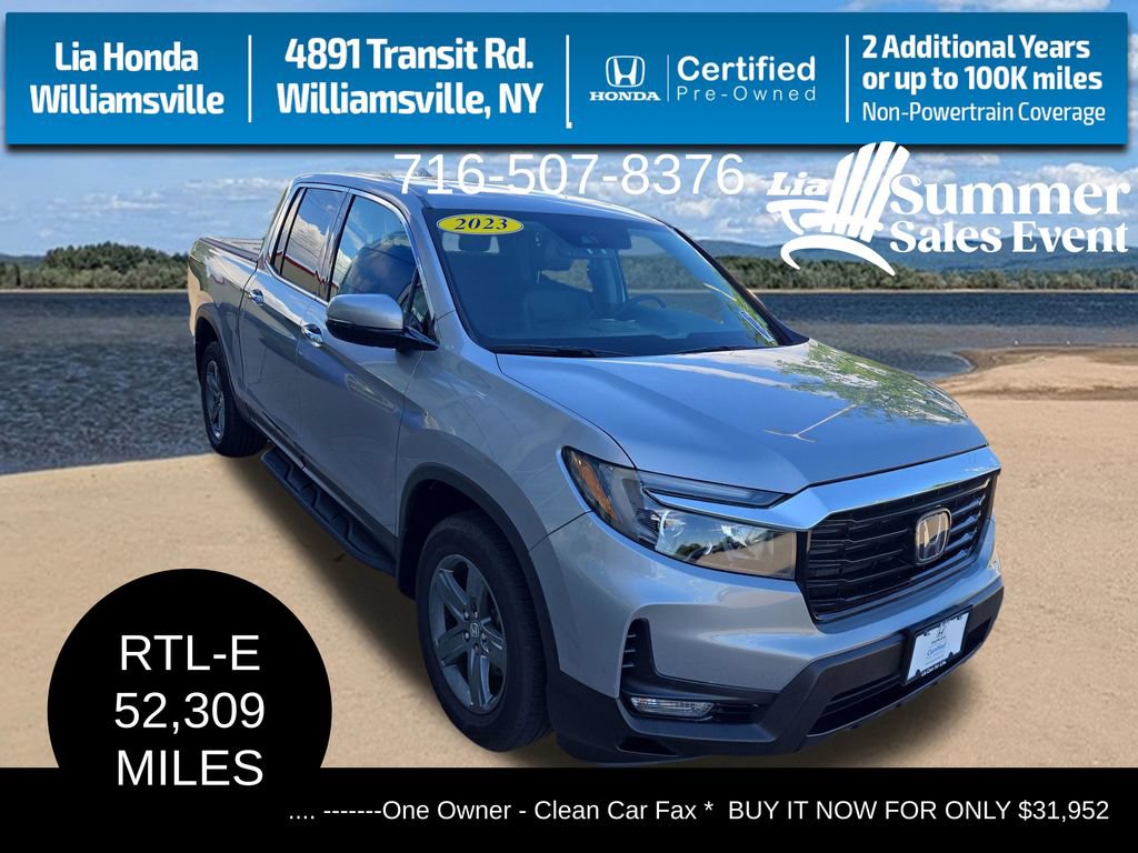 Certified 2023 Honda Ridgeline RTL-E image 1