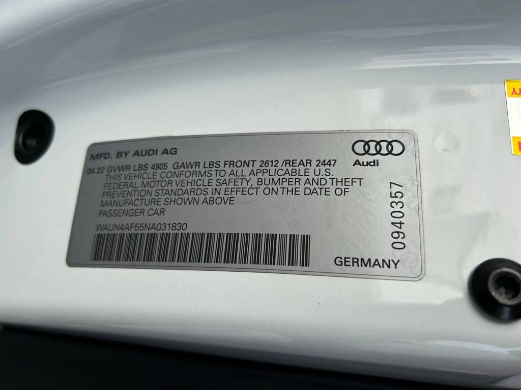 Used 2022 Audi S5 Premium AWD/4WD image 54