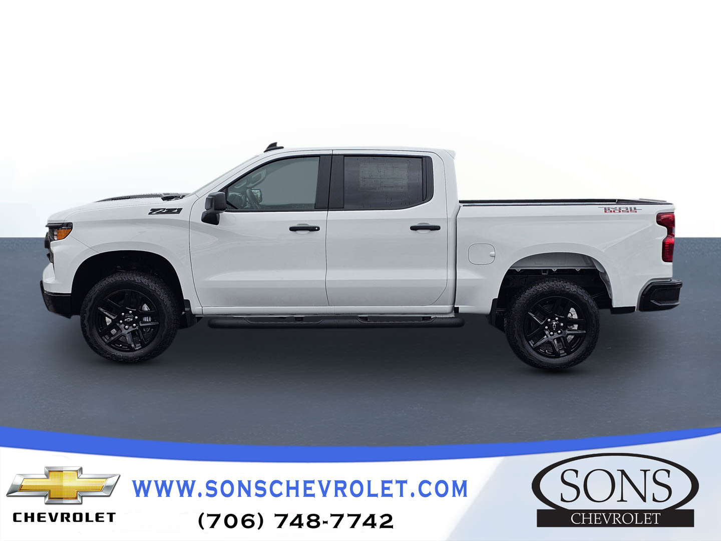 New 2026 Chevrolet Silverado 1500 Custom Trail Boss w/ Turbomax Blackout Package image 8
