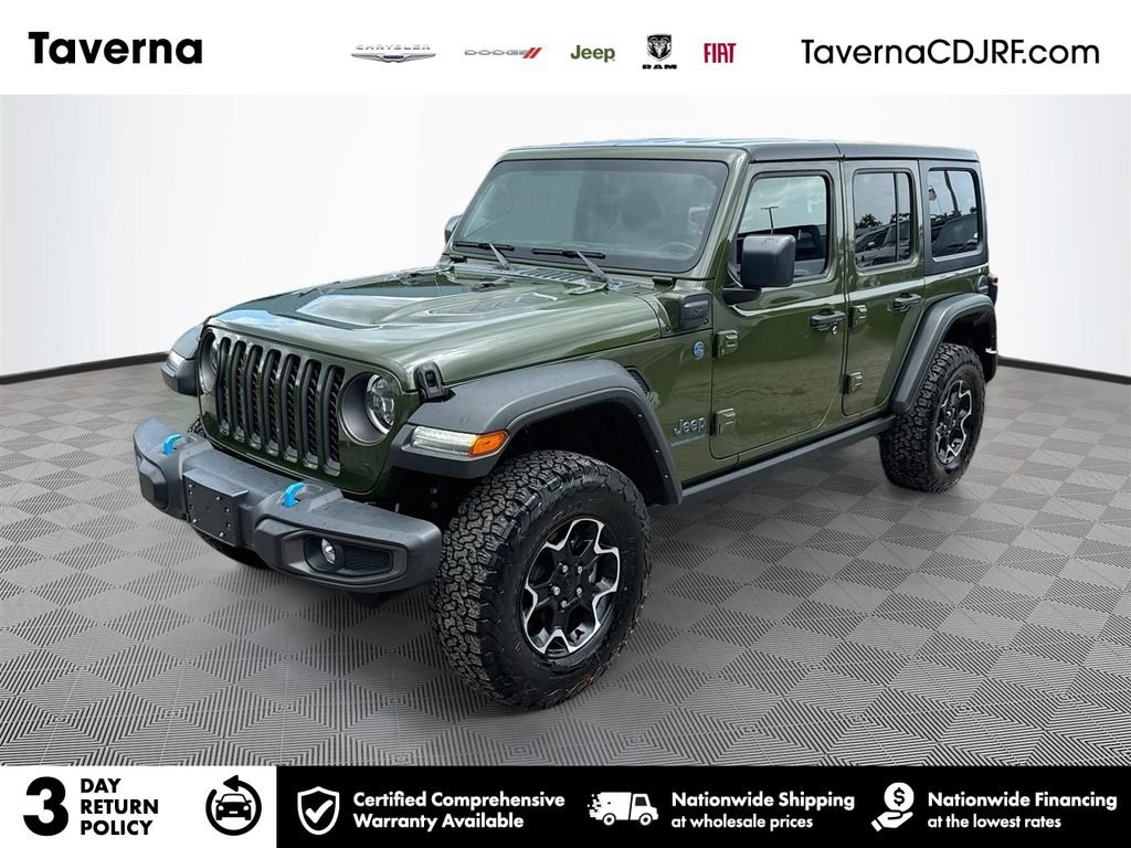 Certified 2023 Jeep Wrangler Unlimited Rubicon 4xe w/ Cold Weather Group