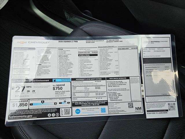 New 2026 Chevrolet Equinox LT w/ Convenience Package II FWD image 18