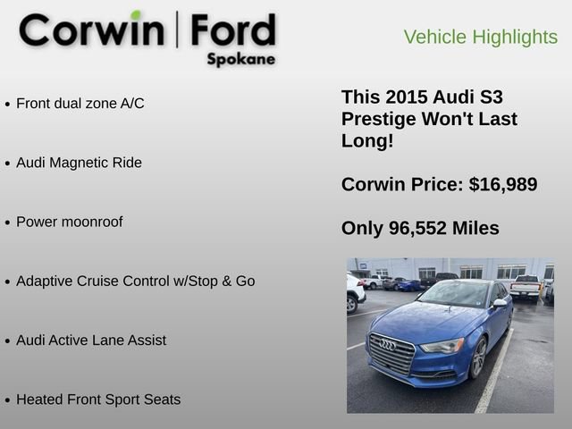 Used 2015 Audi S3 Prestige image 16