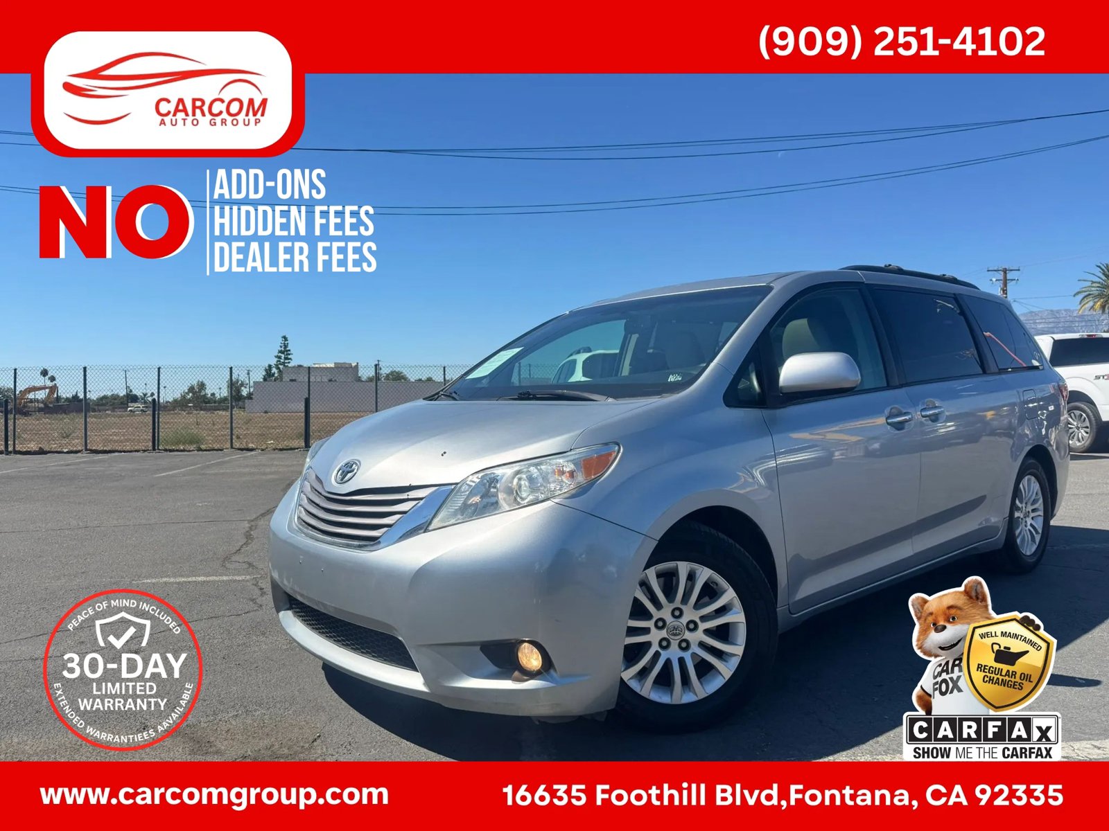Used 2016 Toyota Sienna XLE w/ XLE Navigation Package FWD image 1