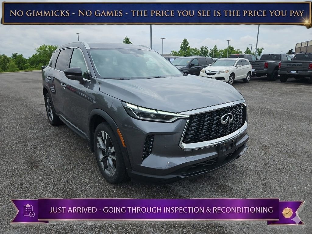 Used 2023 INFINITI QX60 Luxe w/ Cargo Package AWD/4WD video 1