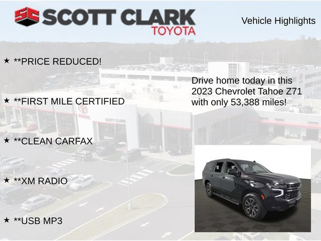 Used 2023 Chevrolet Tahoe Z71 w/ Luxury Package AWD/4WD image 8