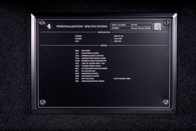 Certified 2024 Ferrari Roma Spider RWD image 58