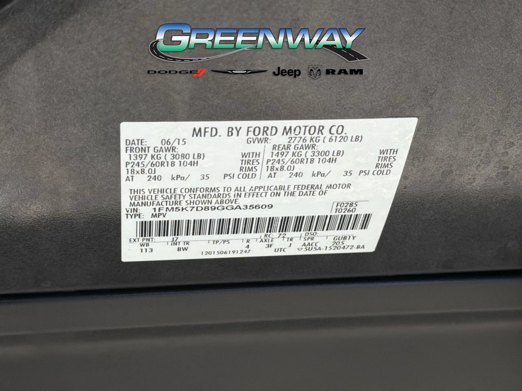 Used 2016 Ford Explorer XLT w/ Equipment Group 202A FWD image 32