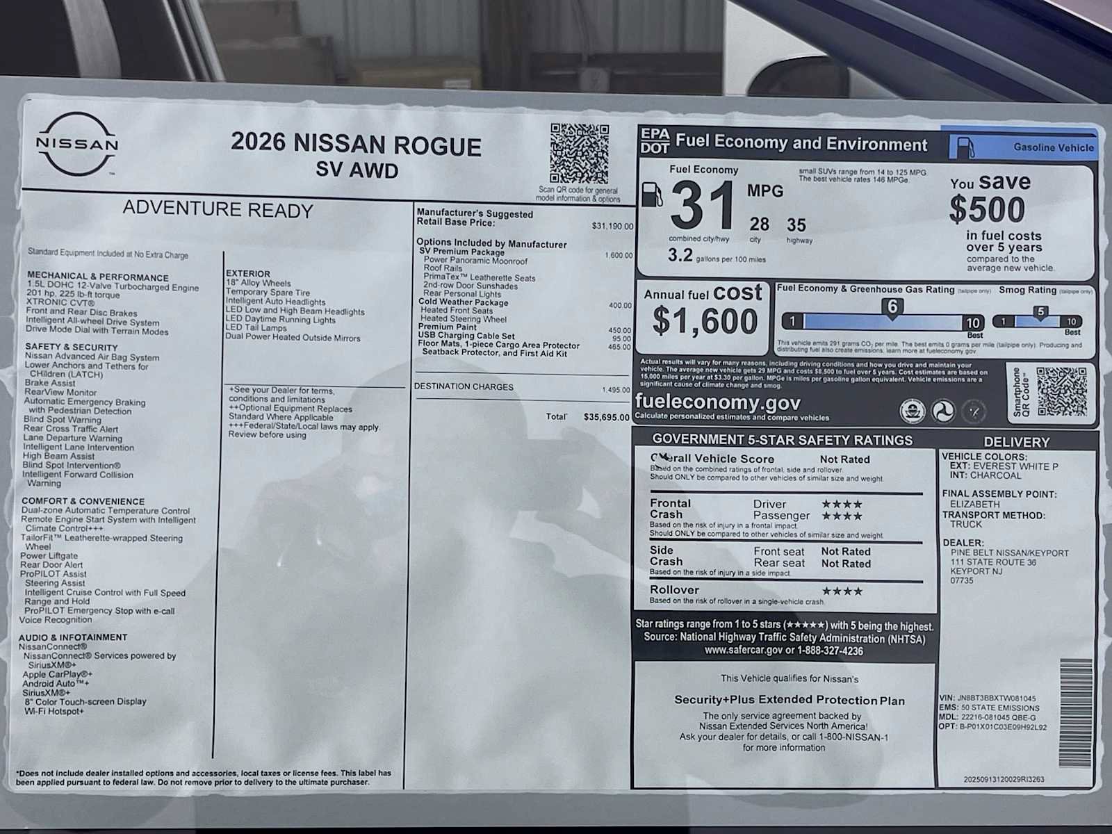 New 2026 Nissan Rogue SV image 6