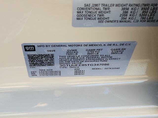 New 2026 GMC Sierra 1500 AT4X AWD/4WD image 18