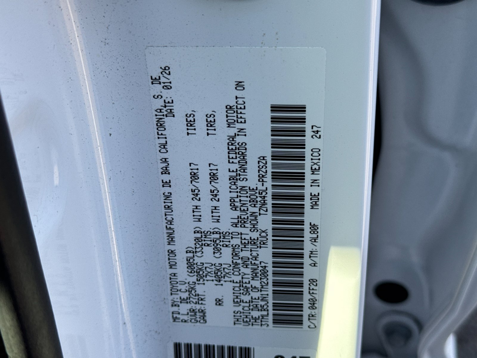Used 2026 Toyota Tacoma SR5 AWD/4WD image 18