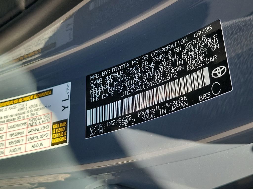 New 2026 Toyota Prius Plug-In Hybrid image 50