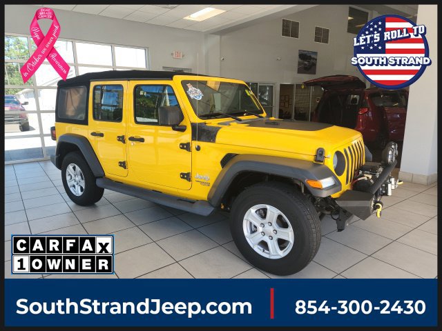 Certified 2018 Jeep Wrangler Unlimited Sport S