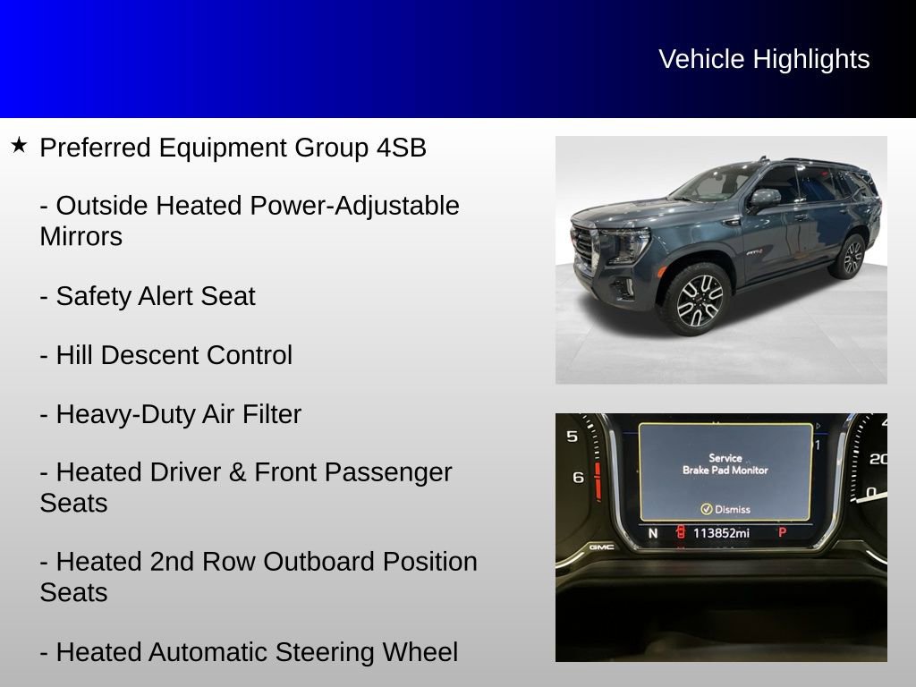 Used 2021 GMC Yukon AT4 w/ AT4 Premium Package image 12