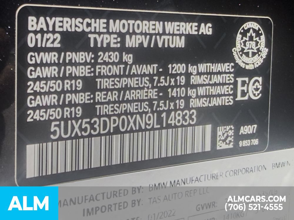 Used 2022 BMW X3 xDrive30i AWD/4WD image 29
