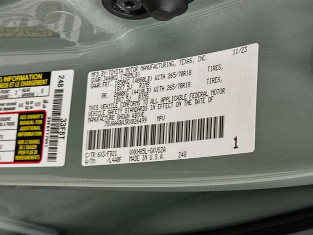 Used 2024 Toyota Sequoia SR5 w/ TRD Off-Road Package AWD/4WD image 34