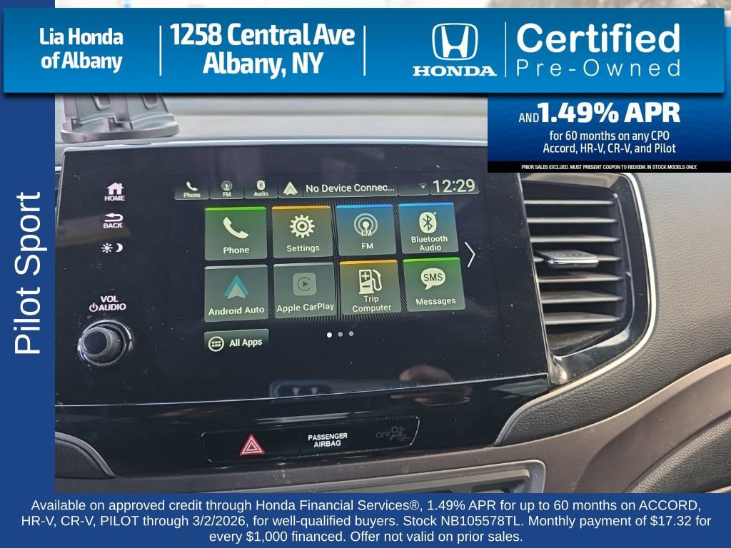 Certified 2022 Honda Pilot Sport image 15